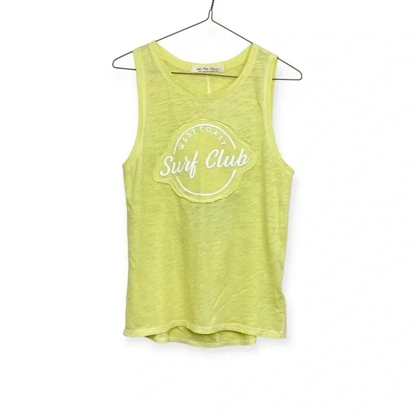 We The Free Martine Time Yellow Tank Top Size Small - Picture 1 of 6